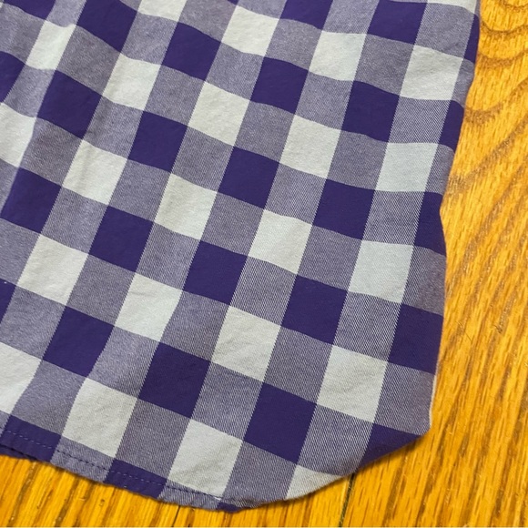 Purple Plaid Blouse - Picture 4 of 8